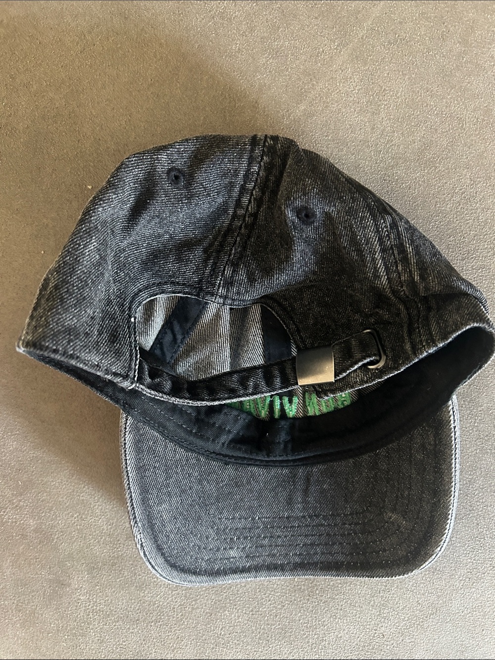 Clare V Bon Vivant Denim Cap OS - Picture 4 of 4